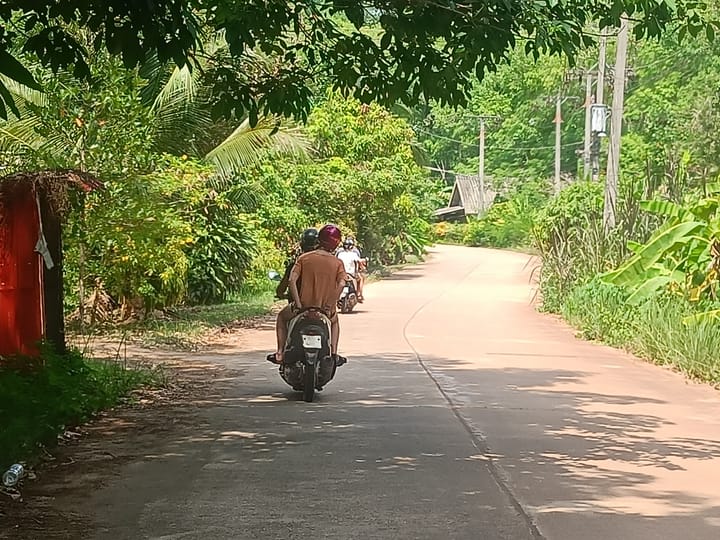 Balade à scooter